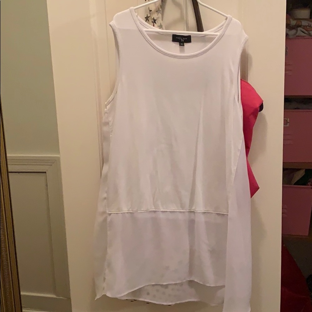 White tank top
